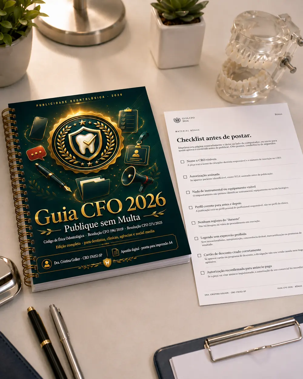Capa da apostila Guia CFO 2026 — Publique sem Multa